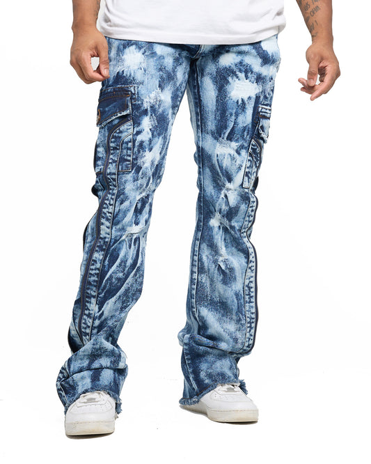 LINK TRUE STACKED JEAN - ICE WASH