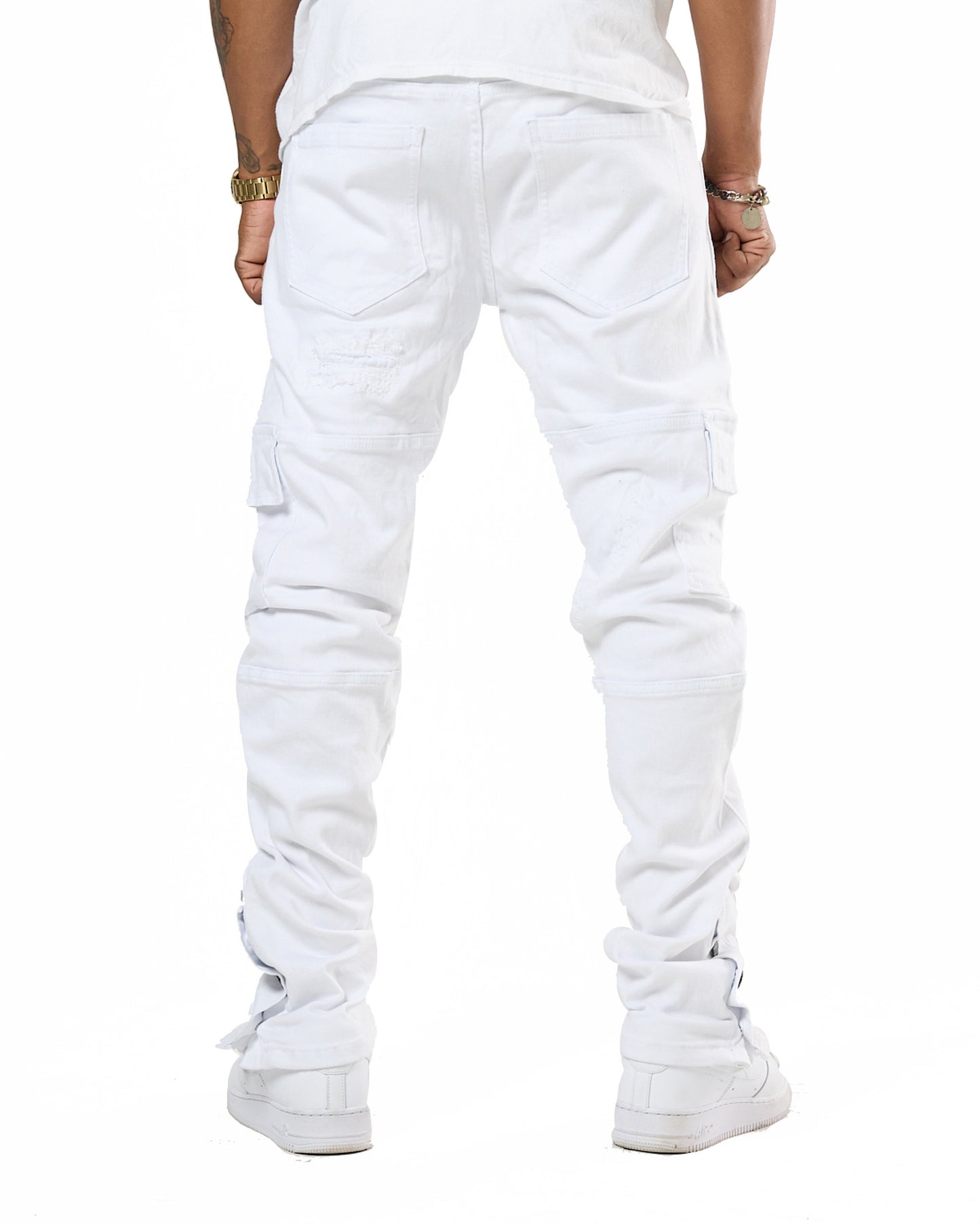STEAD FAST SLIM FIT JEANS - WHITE
