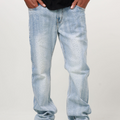 SLIM STRAIGHT ICED DENIM JEAN