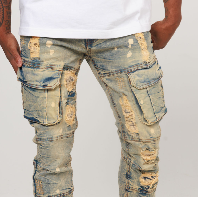 SLIM CADRE DENIM PANT