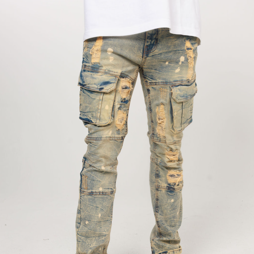 SLIM CADRE DENIM PANT