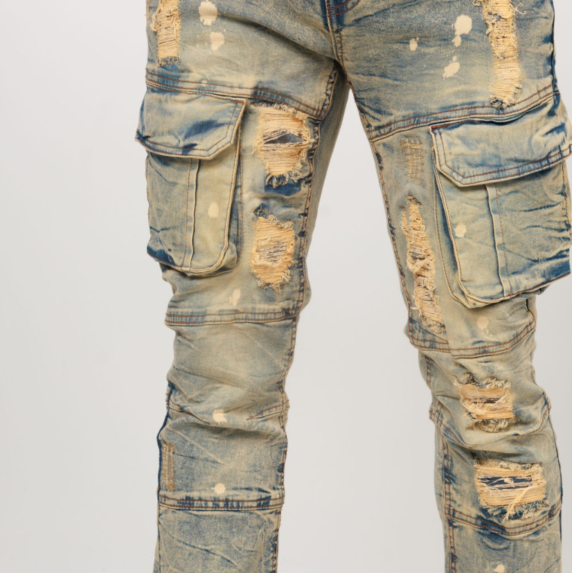 SLIM CADRE DENIM PANT