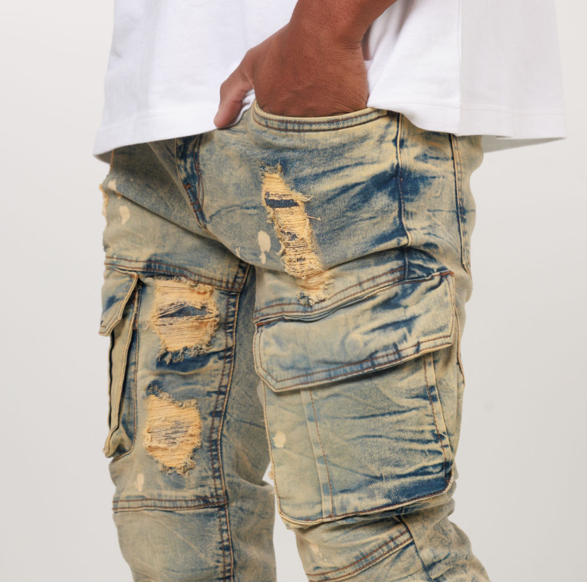 SLIM CADRE DENIM PANT