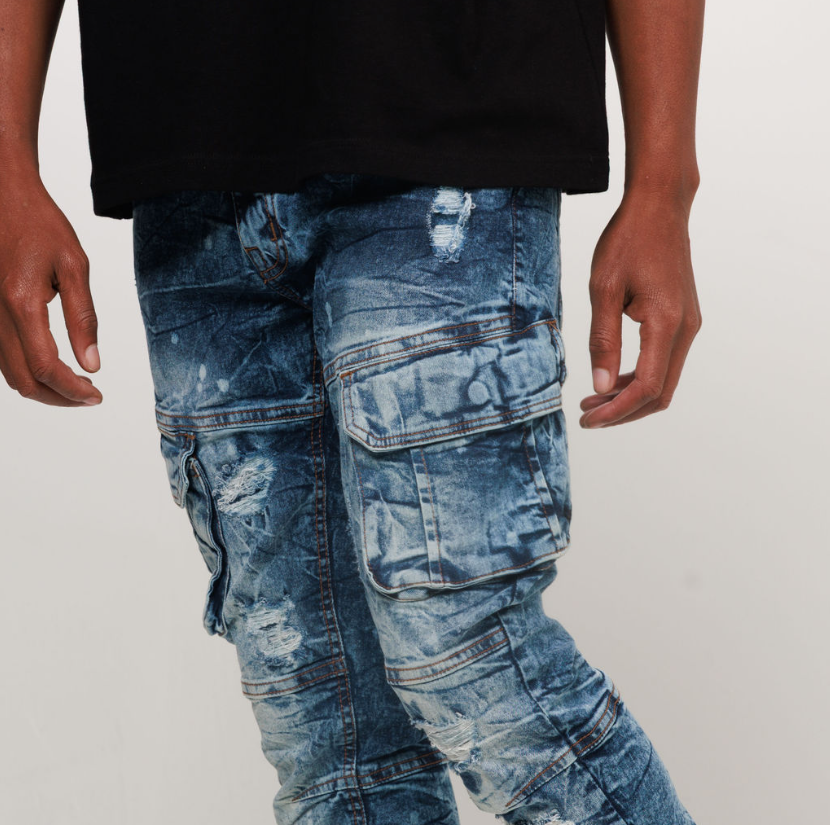 SLIM CADRE DENIM PANT