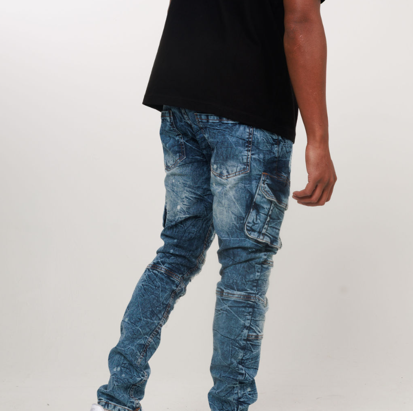 SLIM CADRE DENIM PANT