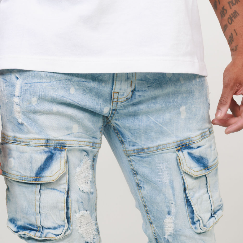 SLIM CADRE DENIM PANT
