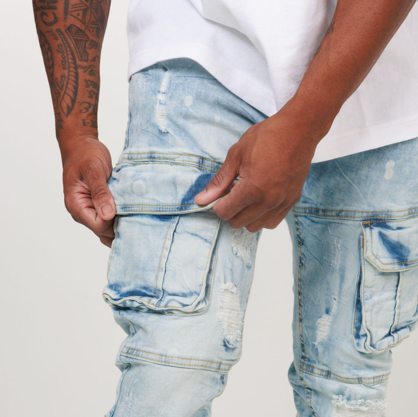 SLIM CADRE DENIM PANT