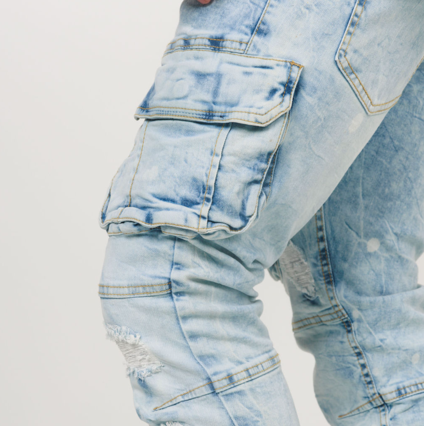 SLIM CADRE DENIM PANT
