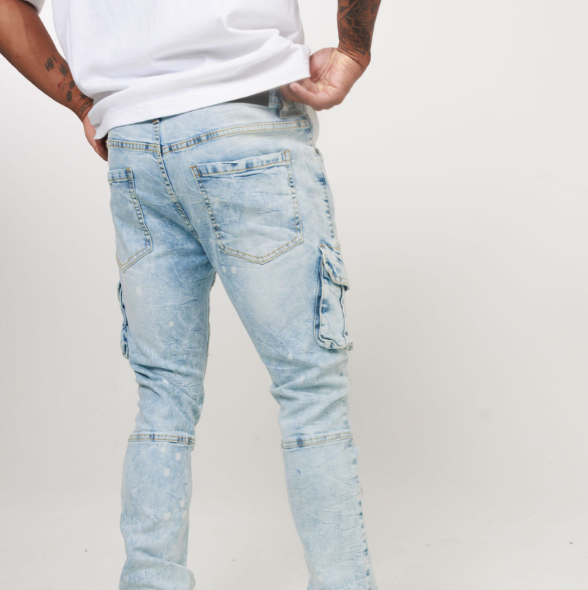 SLIM CADRE DENIM PANT